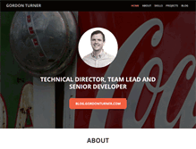 Tablet Screenshot of gordonturner.com